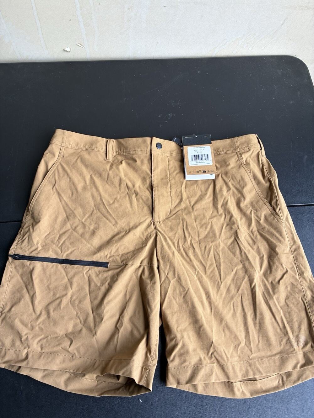 The North Face Basin Short 9 Inch Mens 36 Long Brown FlashDry Hike NWT $75